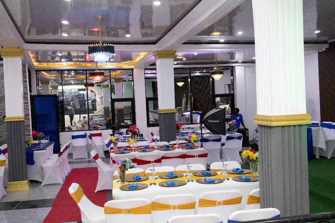 Event hall setup