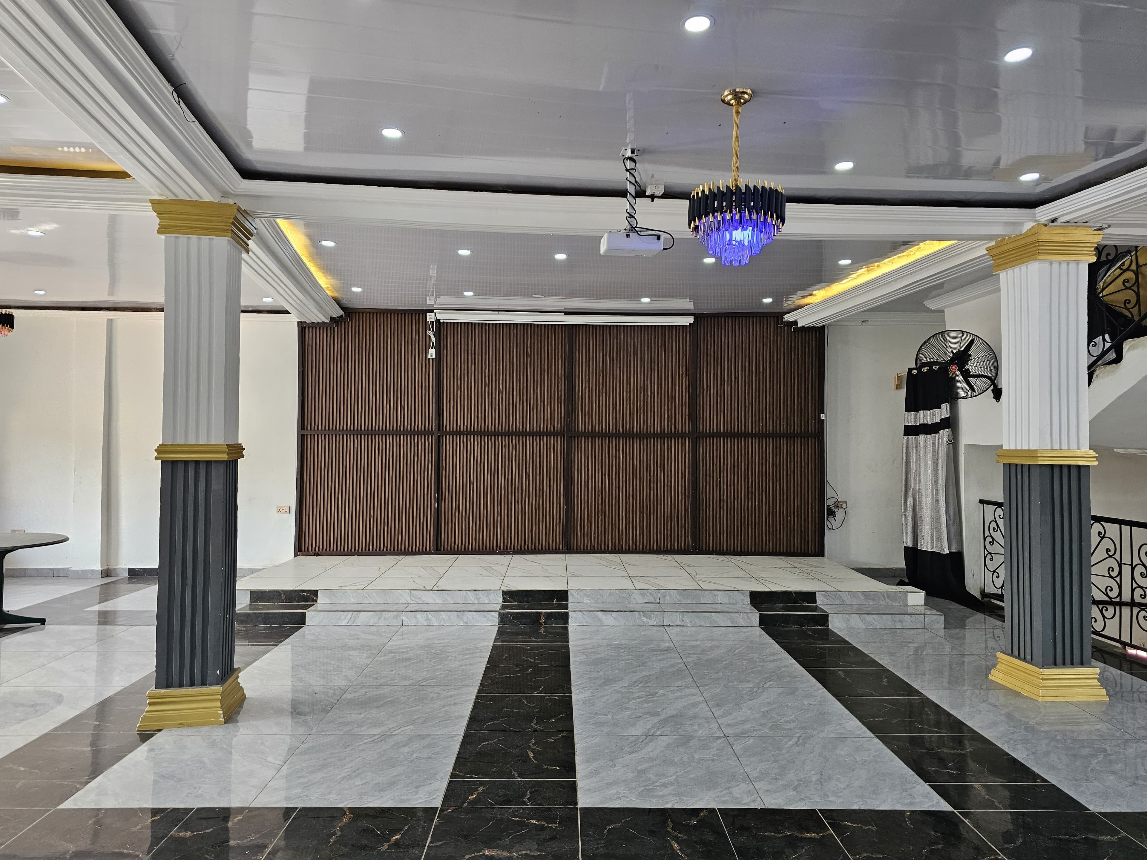 Event hall seating