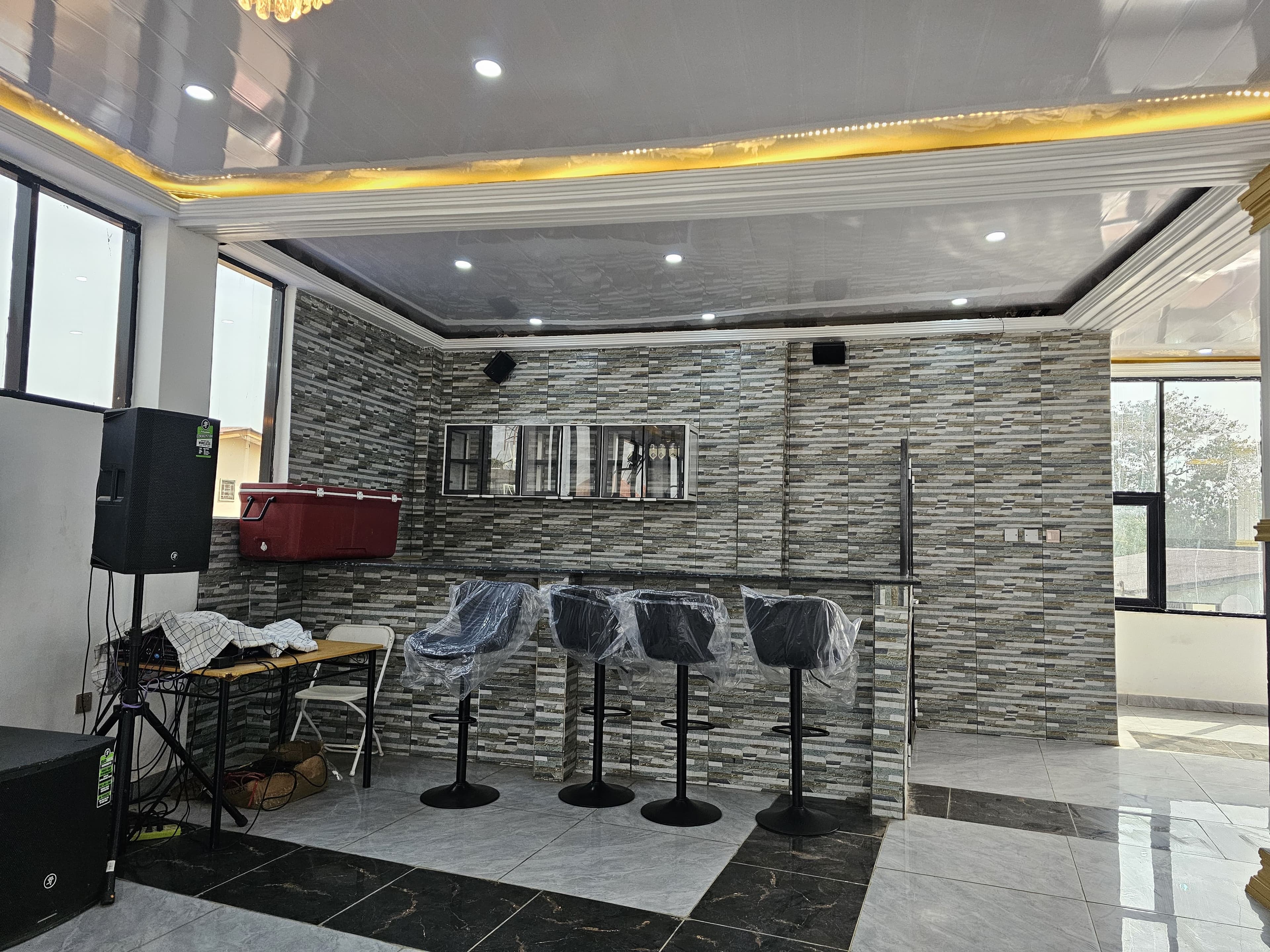 Event hall décor